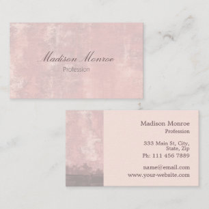 Tarjeta De Visita Moderna mago rosa claro elegante artístico s2 Nr41