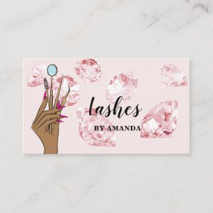 Tarjeta De Visita Moderna maquillaje Ojos De Ojos Lanza Girly Busine