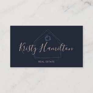 Tarjeta De Visita Moderna Marina Realtor Profesional Inmobiliaria Ru
