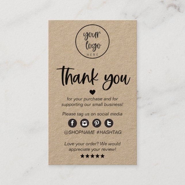 Tarjeta De Visita Moderna Mínima Empresa Gracias Por Pedir Insertar (Anverso)