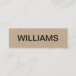 Tarjeta de visita moderna minimalista intrépida