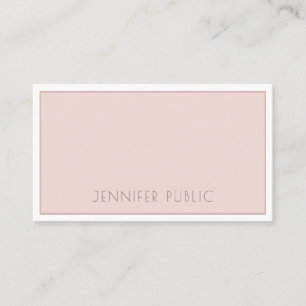 Tarjeta De Visita Moderna Moda elegante Minimalista de moda elegante