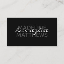 Moderna Moda en negro Estilo de escritura estilo h