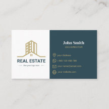 Tarjeta de visita moderna para INMOBILIARIA