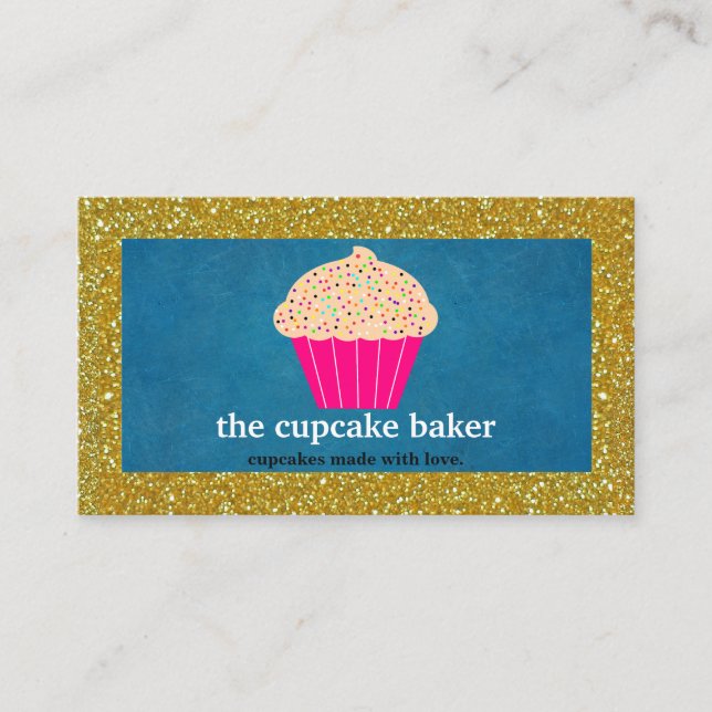 Tarjeta De Visita Moderna pastelería Pastelería Chef Comedor Fronter (Anverso)