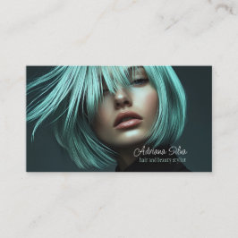 Tarjeta De Visita Moderna peluquería de la peluquería de la peluquer