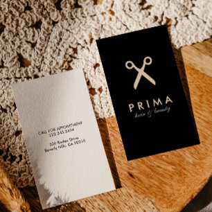 Tarjeta de visita moderna   Peluquería, Salón De P