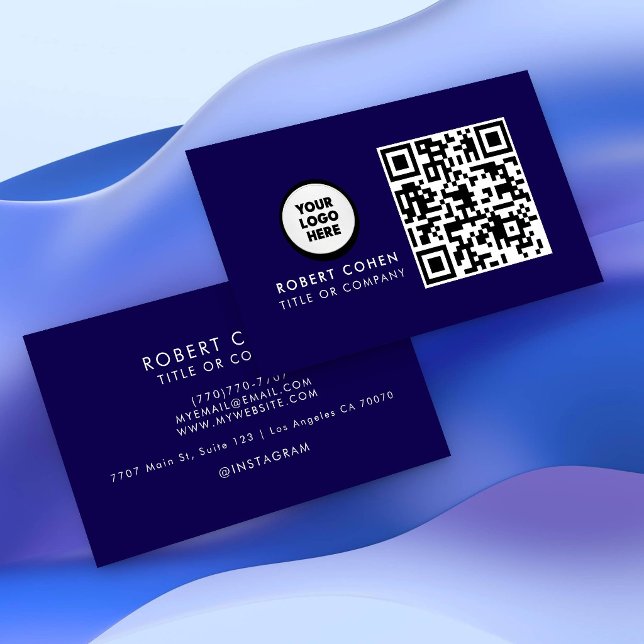 Tarjeta de visita moderna personalizada con logoti (Subido por el creador)