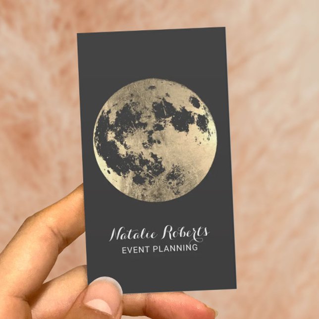 Tarjeta De Visita Moderna Planificación de Eventos Gris Elegante de  (Subido por el creador)