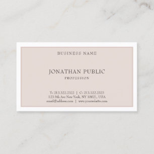 Tarjeta De Visita Moderna plantilla Minimalista elegante profesional