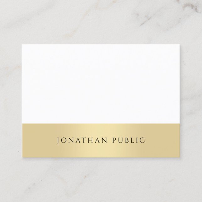 Tarjeta De Visita Moderna plantilla Minimalista profesional elegante (Anverso)