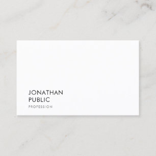 Tarjeta De Visita Moderna plantilla Minimalista profesional elegante
