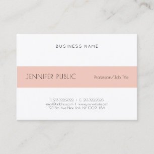 Tarjeta De Visita Moderna plantilla Minimalista profesional elegante