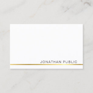 Tarjeta De Visita Moderna plantilla profesional elegante de línea de