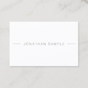 Tarjeta De Visita Moderna plantilla profesional elegante simple Guay