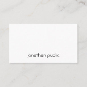 Tarjeta De Visita Moderna plantilla profesional Minimalista elegante
