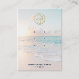 Tarjeta De Visita Moderna playa 3 pares de sombras de Stud Earring