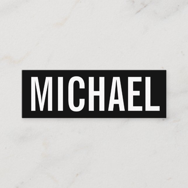 Tarjeta de visita moderna profesional minimalista (Anverso)