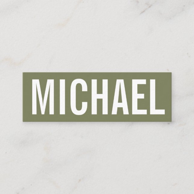 Tarjeta de visita moderna profesional minimalista (Anverso)