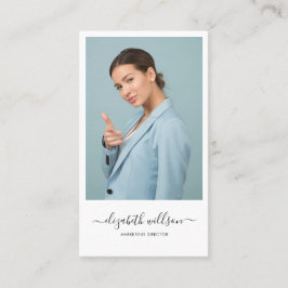 Tarjeta De Visita Moderna secuencia de comandos profesional de moda 