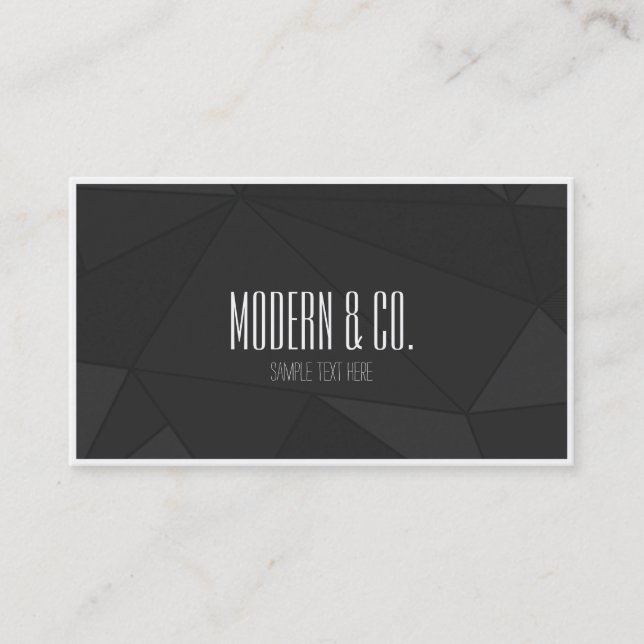 Tarjeta de visita moderna y atractiva (Anverso)