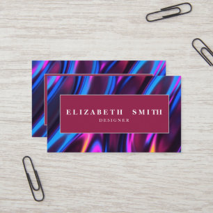Tarjeta de visita moderna y elegante