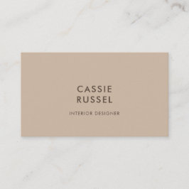 Tarjeta de visita moderna y elegante