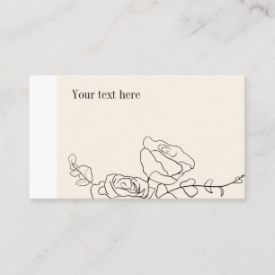 Tarjeta De Visita Moderna y elegante