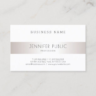 Tarjeta De Visita Moderna y elegante diseño elegante estilo elegante