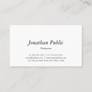 Tarjeta De Visita Moderna y elegante diseño profesional