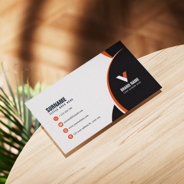Tarjeta De Visita Moderna y elegante empresa (Subido por el creador)