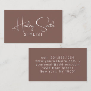Tarjeta De Visita Moderna y elegante empresa profesional Siena