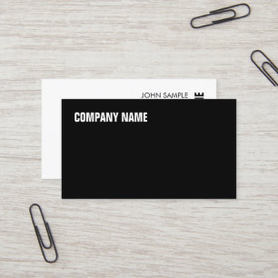 Tarjeta De Visita Moderna y elegante empresa profesional simple