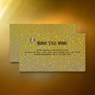 Tarjeta De Visita Moderna Y Elegante Espuma De Oro