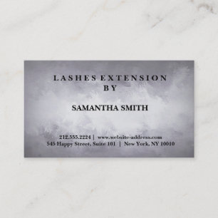 Tarjeta De Visita Moderna y elegante extensión de latigazos Profesio