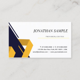 Tarjeta De Visita Moderna y elegante llanura profesional Minimalista