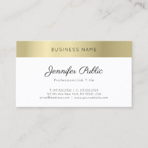 Tarjeta De Visita Moderna y elegante lujosa lustra profesional