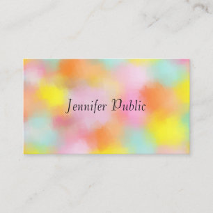 Tarjeta De Visita Moderna y elegante plantilla abstracta de moda