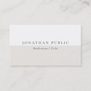 Tarjeta De Visita Moderna y elegante plantilla de diseño limpio prof