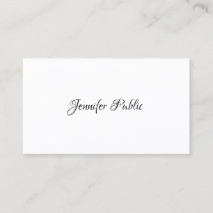 Tarjeta De Visita Moderna y elegante plantilla de diseño simple prof