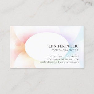 Tarjeta De Visita Moderna y elegante plantilla de diseño simple y co