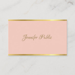 Tarjeta De Visita Moderna y elegante plantilla de escritura cursiva