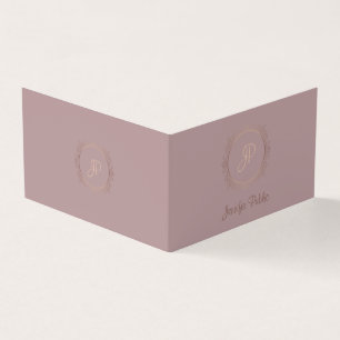 Tarjeta De Visita Moderna y elegante plantilla manuscrita manuscrita