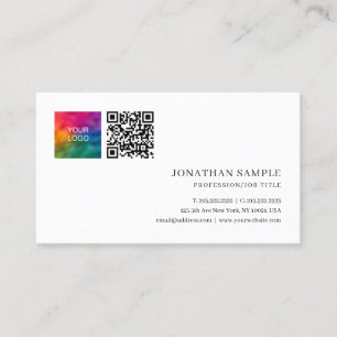 Tarjeta De Visita Moderna y elegante plantilla minimalista