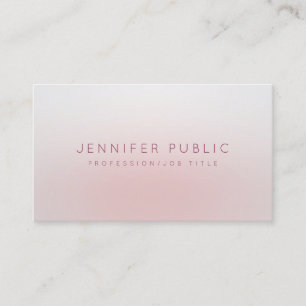 Tarjeta De Visita Moderna y elegante plantilla profesional de Moda s