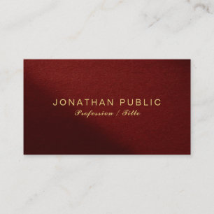 Tarjeta De Visita Moderna y elegante plantilla Profesional Premium T