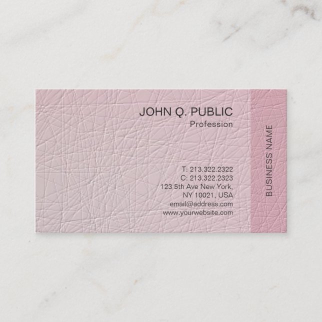 Tarjeta De Visita Moderna y elegante plantilla profesional simple (Anverso)