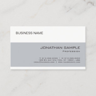 Tarjeta De Visita Moderna y elegante plantilla profesional simple