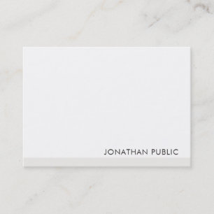 Tarjeta De Visita Moderna y elegante plantilla simple profesional