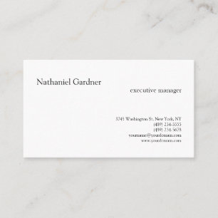 Tarjeta De Visita Moderna y moderna línea de moda creativa Minimalis